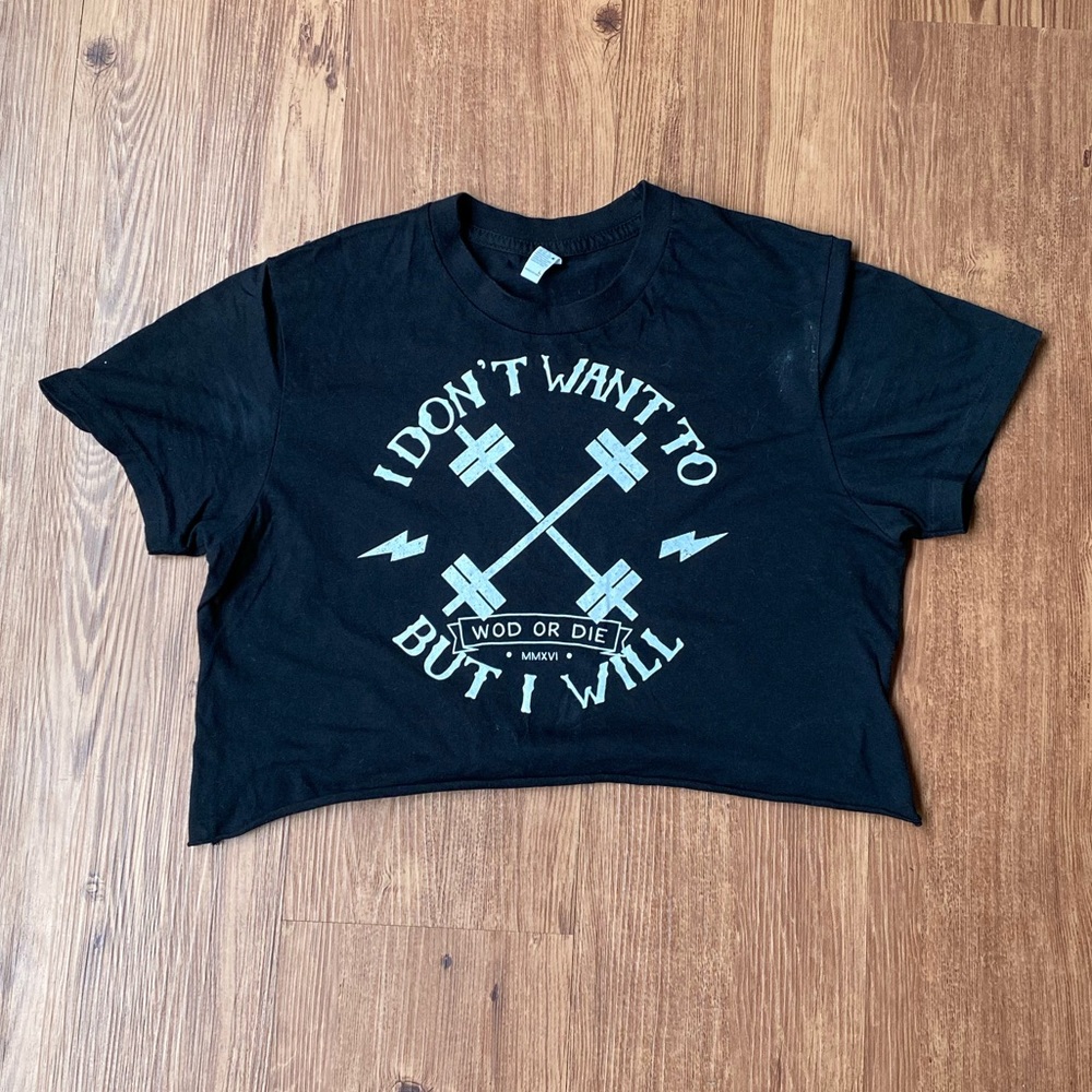 WOD or Die Fitness Apparel Co. Crop